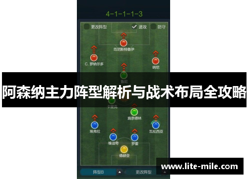 阿森纳主力阵型解析与战术布局全攻略